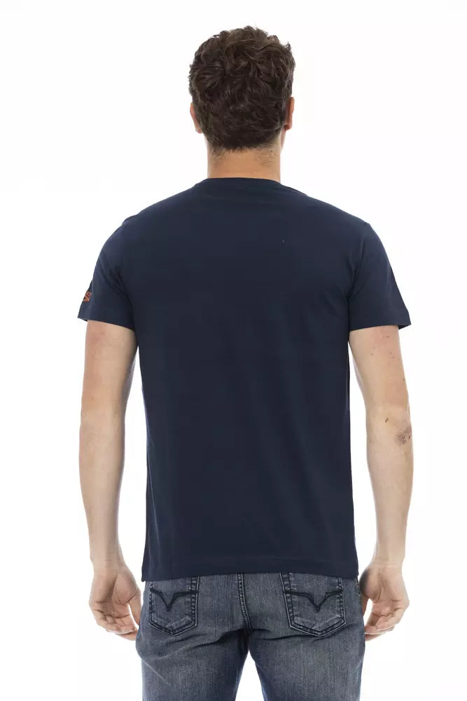 Trussardi Action Blå Bomuld Herre T-shirt