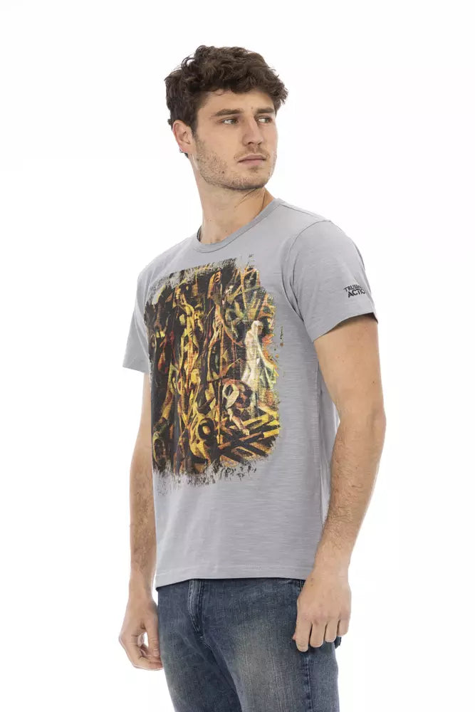 Trussardi Action Grå Bomuld Herre T-shirt