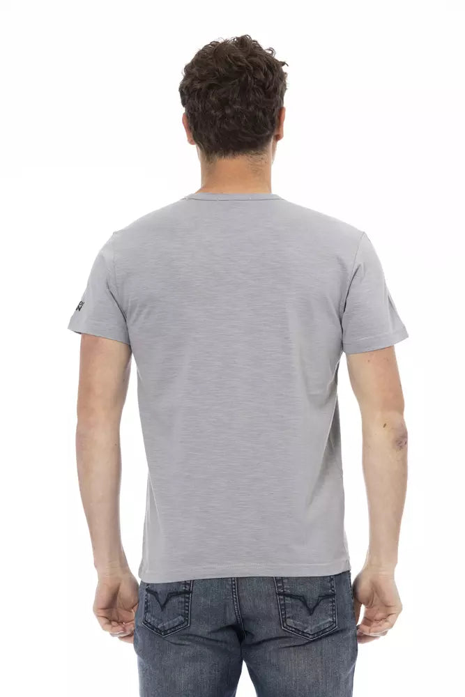 Trussardi Action Grå Bomuld Herre T-shirt