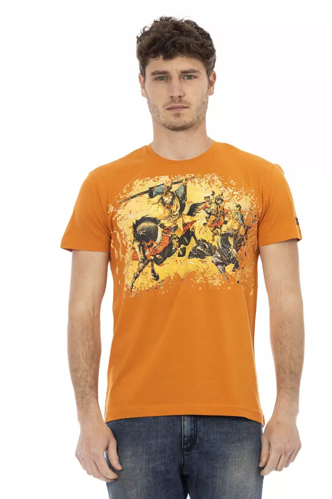 Trussardi Action Orange Bomuld Herre T-shirt