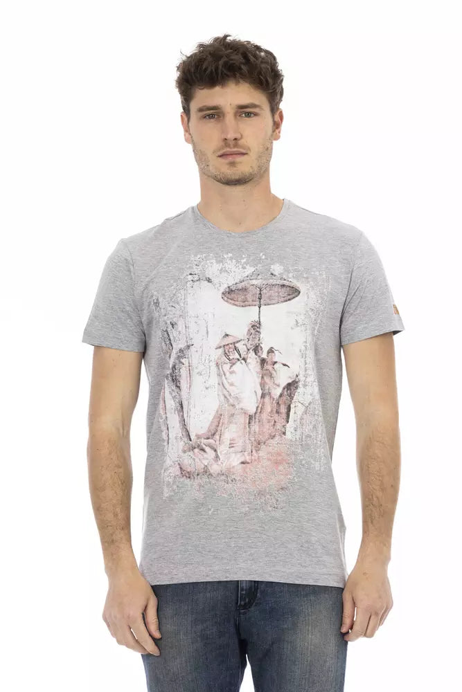 Trussardi Action Grå Bomuld Herre T-shirt