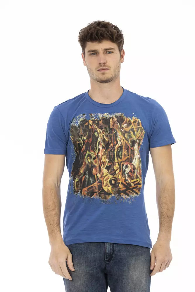 Trussardi Action Blå Bomuld Herre T-shirt