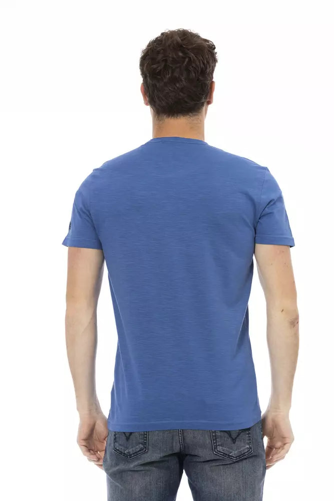Trussardi Action Blå Bomuld Herre T-shirt