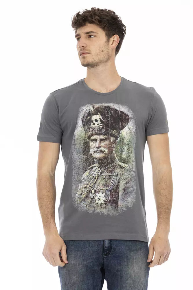 Trussardi Action Grå Bomuld Herre T-shirt