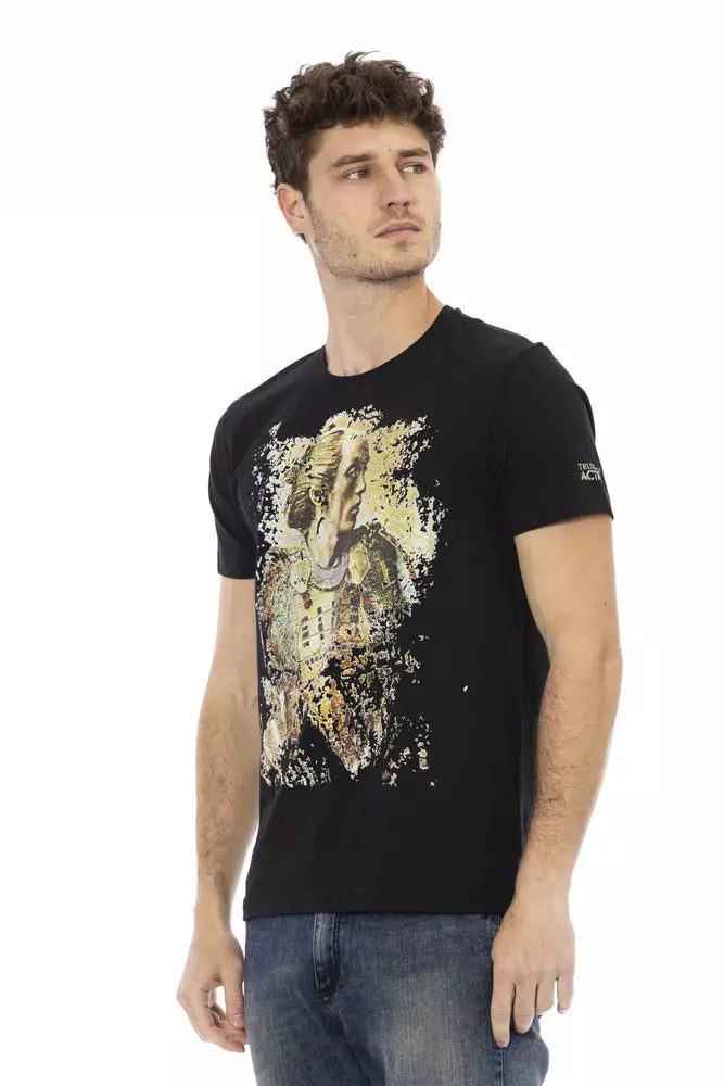 Trussardi Action sort bomuld herre T-shirt