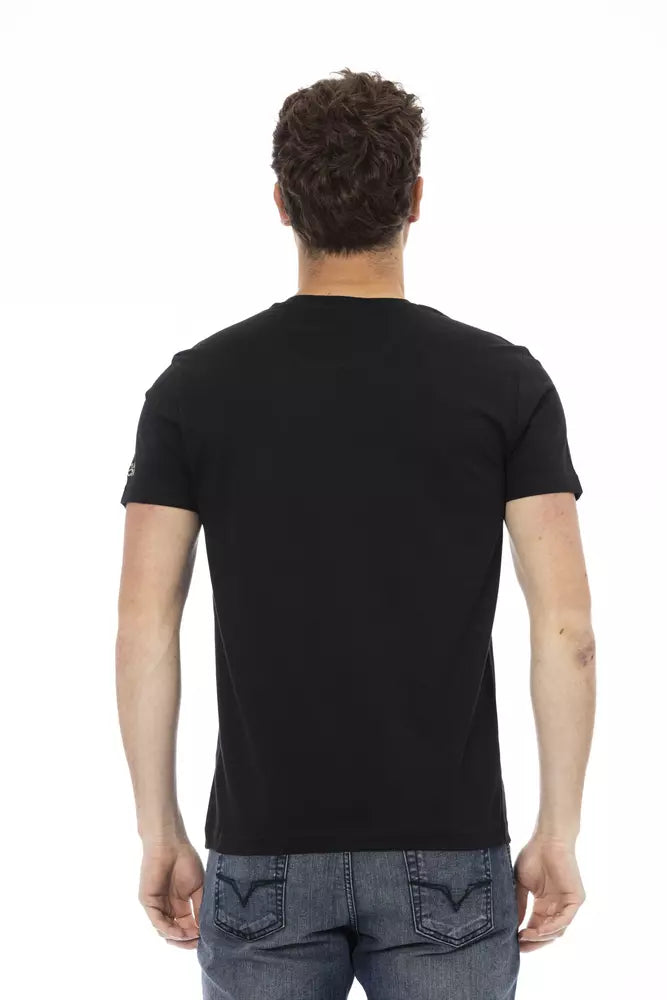 Trussardi Action sort bomuld herre T-shirt