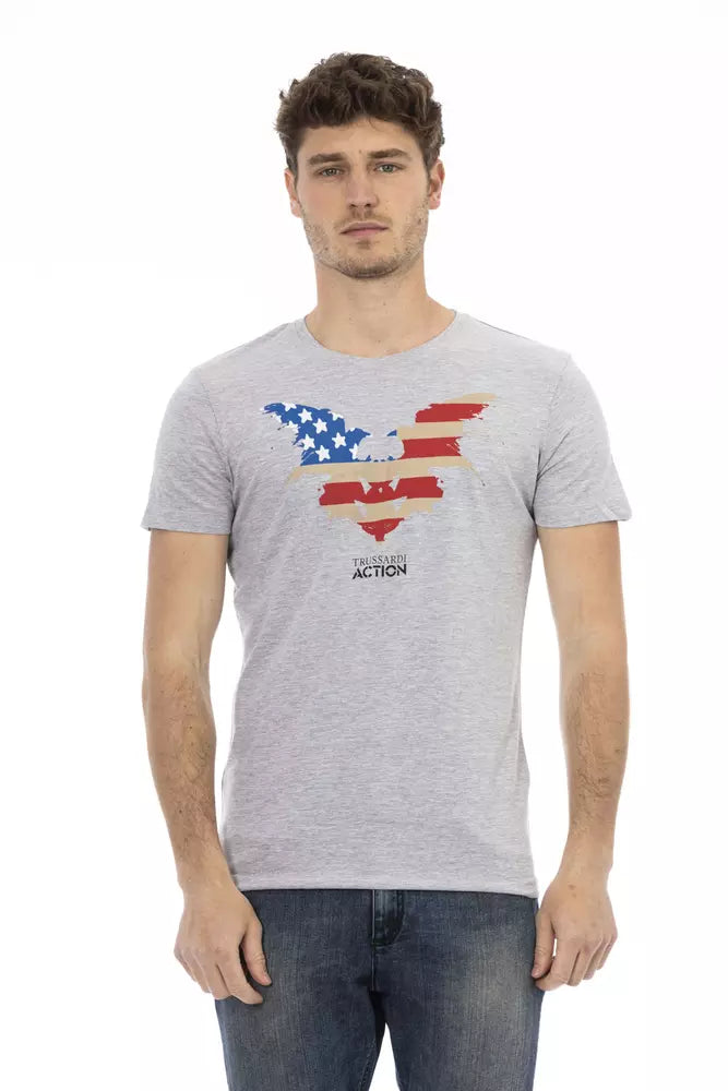 Trussardi Action Grå Bomuld Herre T-shirt