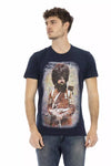 Trussardi Action Blå Bomuld Herre T-shirt