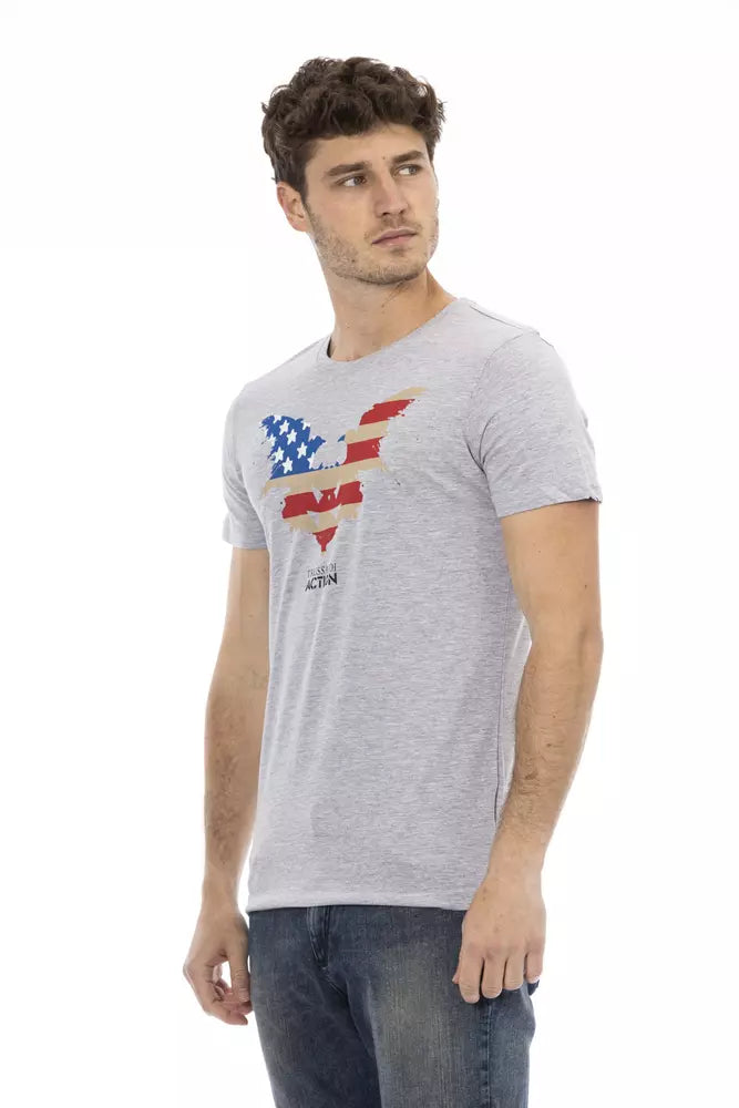Trussardi Action Grå Bomuld Herre T-shirt