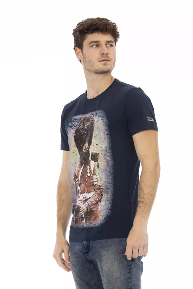 Trussardi Action Blå Bomuld Herre T-shirt