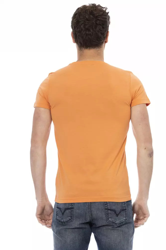 Trussardi Action Orange Bomuld Herre T-shirt