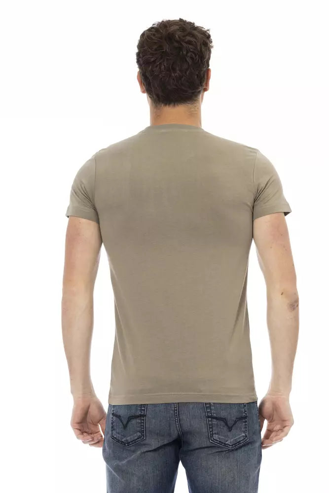 Trussardi Action Grøn Bomuld Herre T-shirt