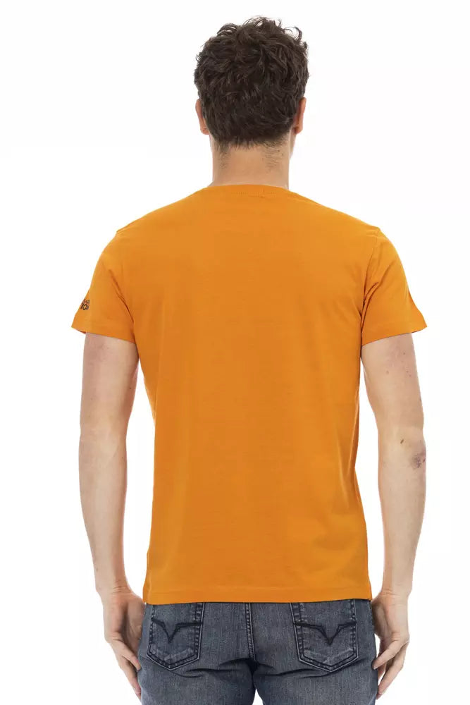 Trussardi Action Orange Bomuld Herre T-shirt
