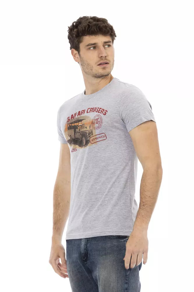 Trussardi Action Grå Bomuld Herre T-shirt