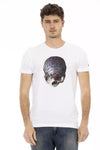 Trussardi Action Hvid Bomuld Herre T-shirt