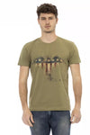 Trussardi Action Grøn Bomuld Herre T-shirt