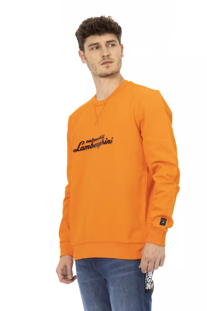 Automobili Lamborghini Orange bomuldstrøje til mænd