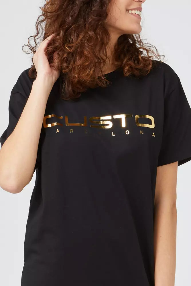 Custo Barcelona sort bomulds-T-shirt til kvinder