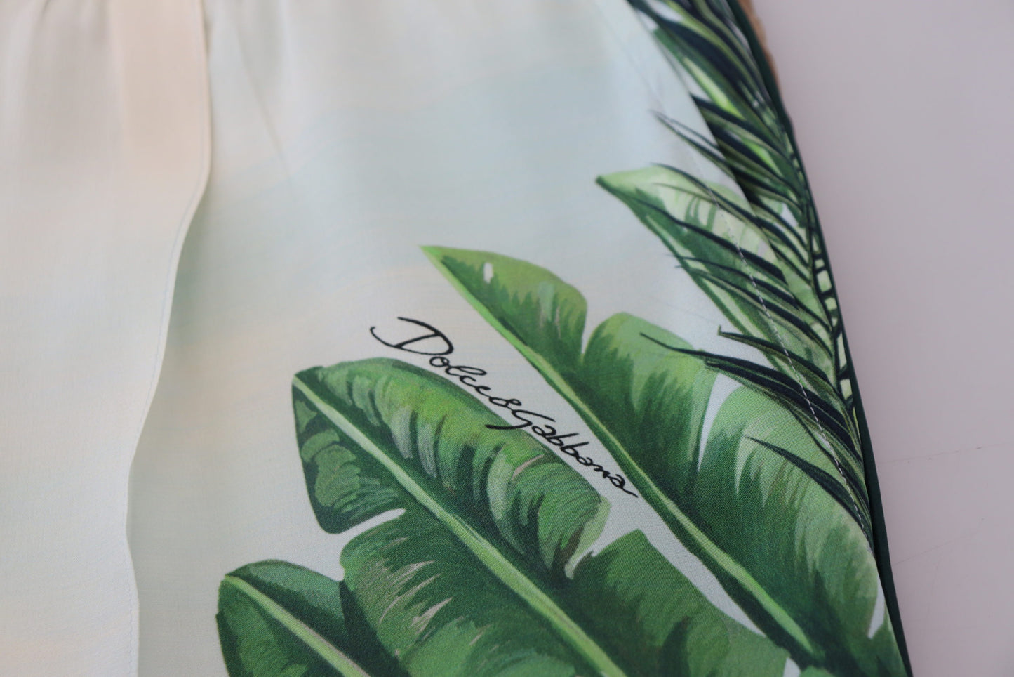Dolce & Gabbana flerfarvede silke statementbukser
