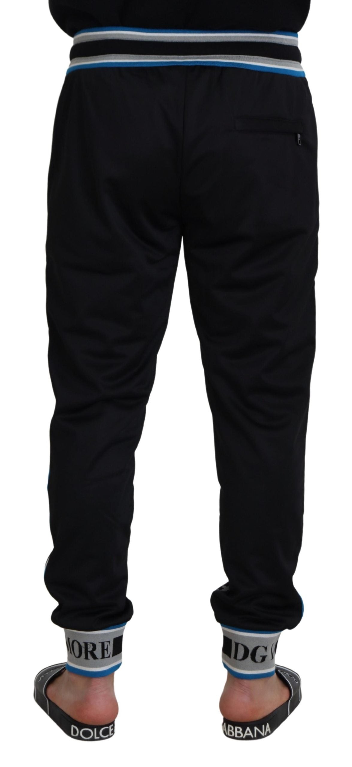 Dolce & Gabbana Chic Flerfarvede Joggerbukser
