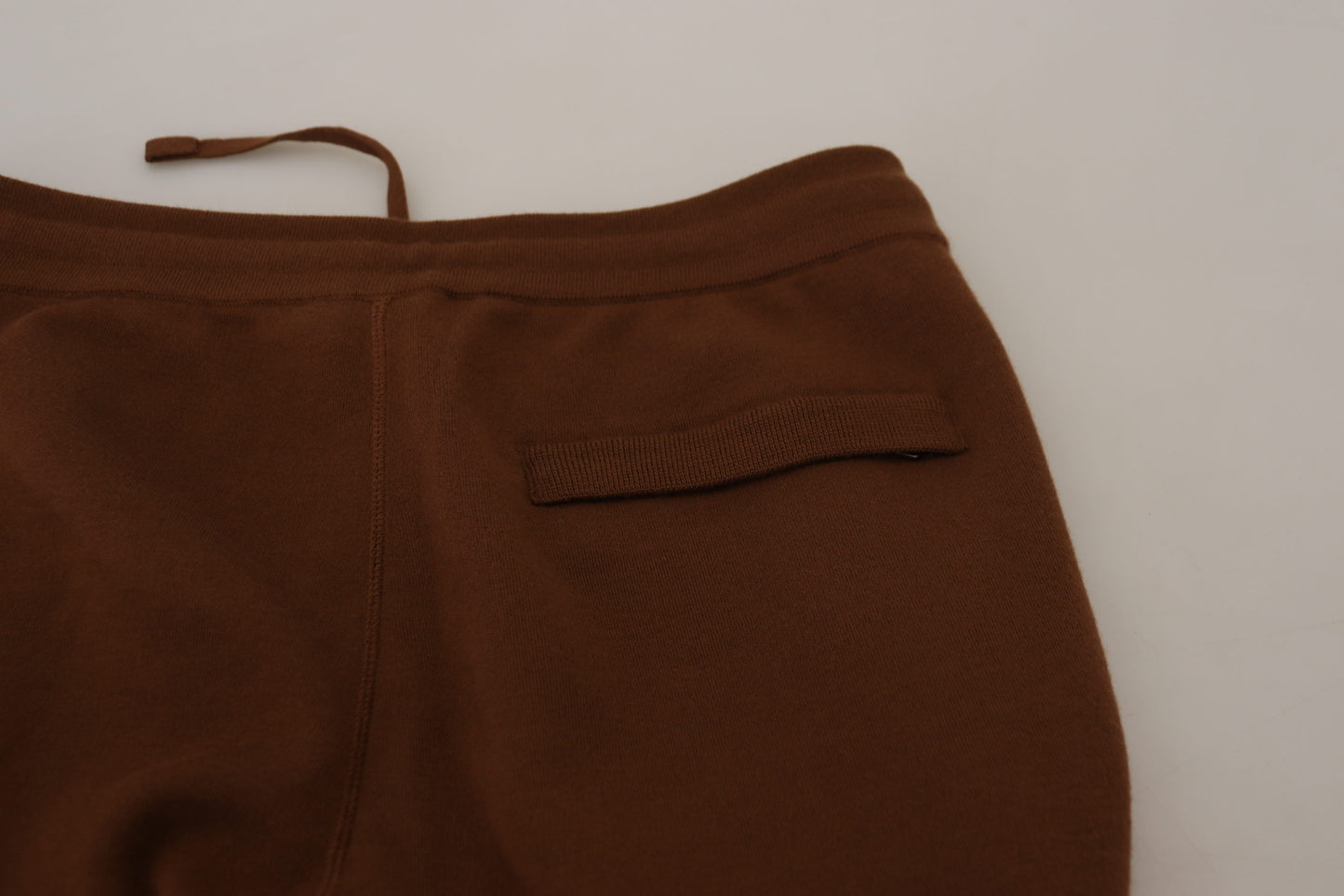 Dolce & Gabbana Elegante Brune Cashmere Joggingbukser