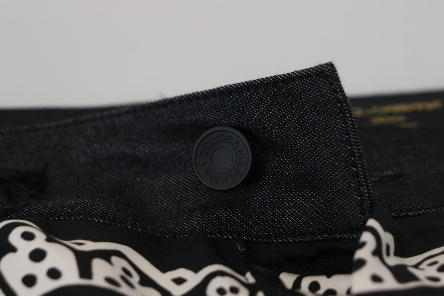 Dolce & Gabbana Elegante Bandana Print Silke-Bomuldsbukser