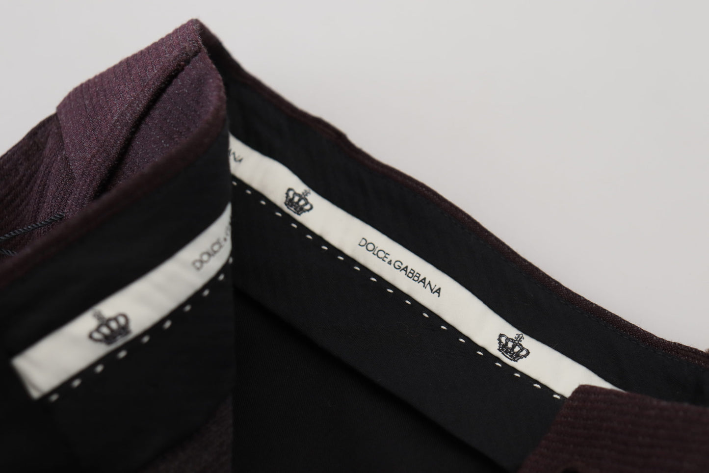 Dolce & Gabbana Elegante Brune Bukser i Bomuldsblanding
