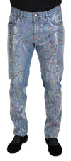 Dolce & Gabbana Udsøgte Color Splash Denimbukser