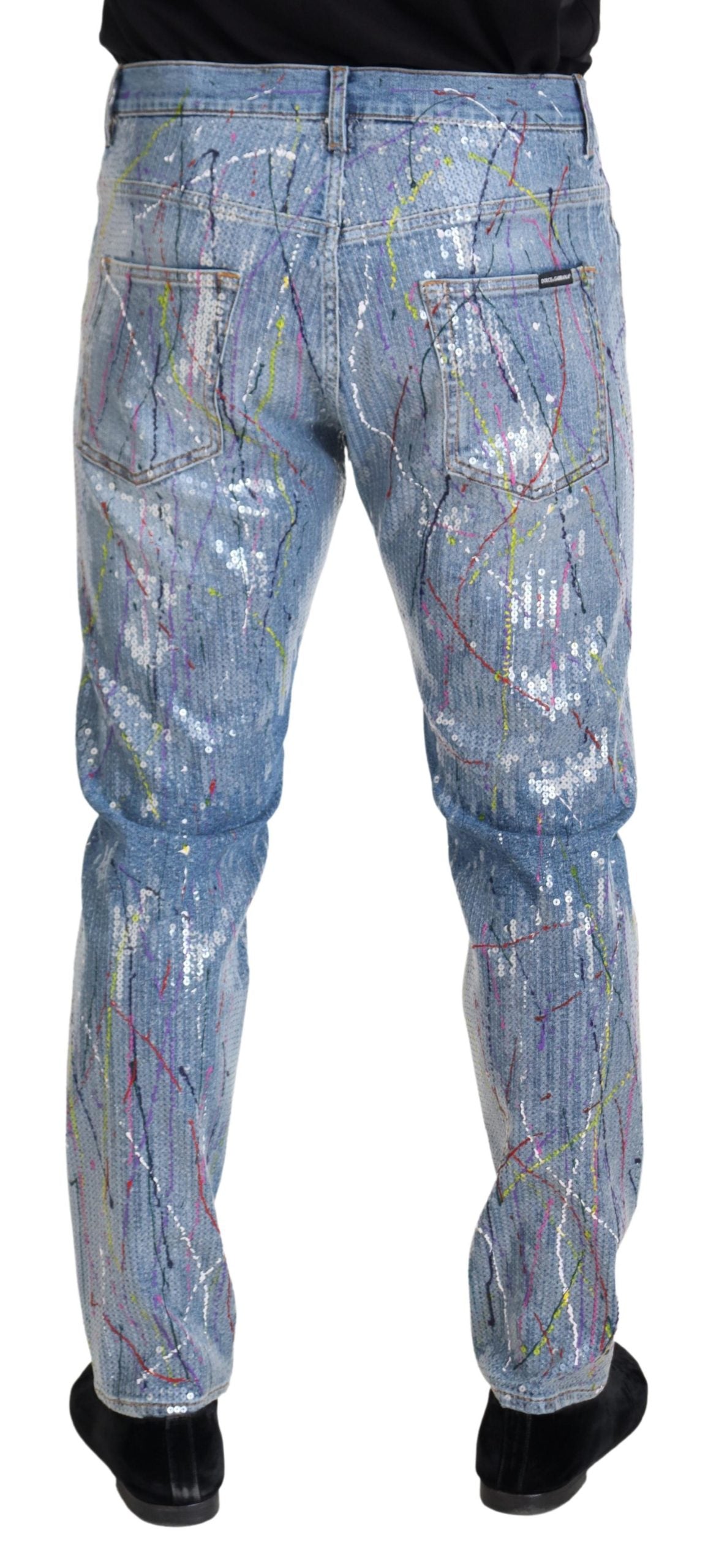 Dolce & Gabbana Udsøgte Color Splash Denimbukser