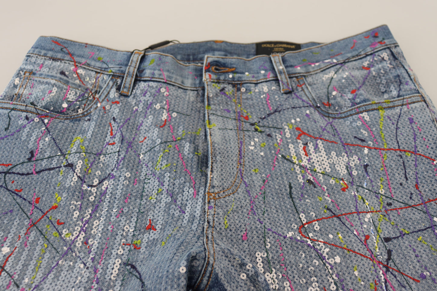 Dolce & Gabbana Udsøgte Color Splash Denimbukser