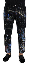 Dolce & Gabbana Udsøgte Farvestrålende Print Denimbukser