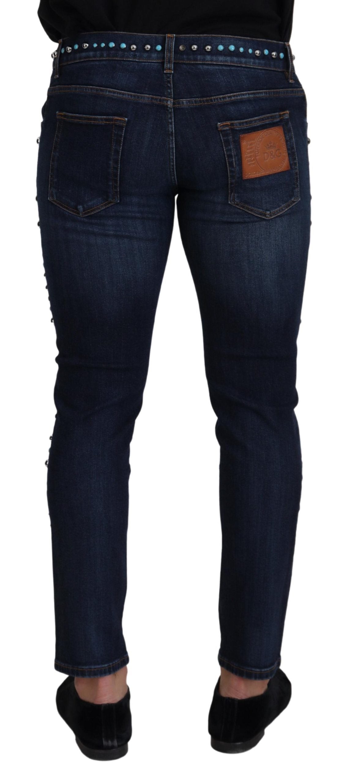 Dolce & Gabbana Nittede Opulence Denim Jeans