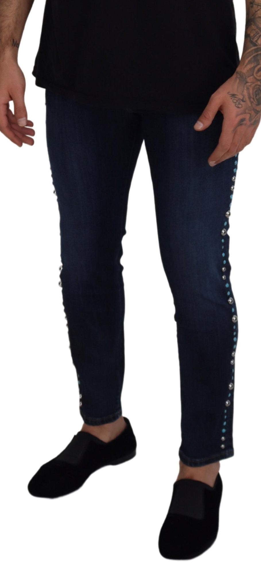 Dolce & Gabbana Nittede Opulence Denim Jeans