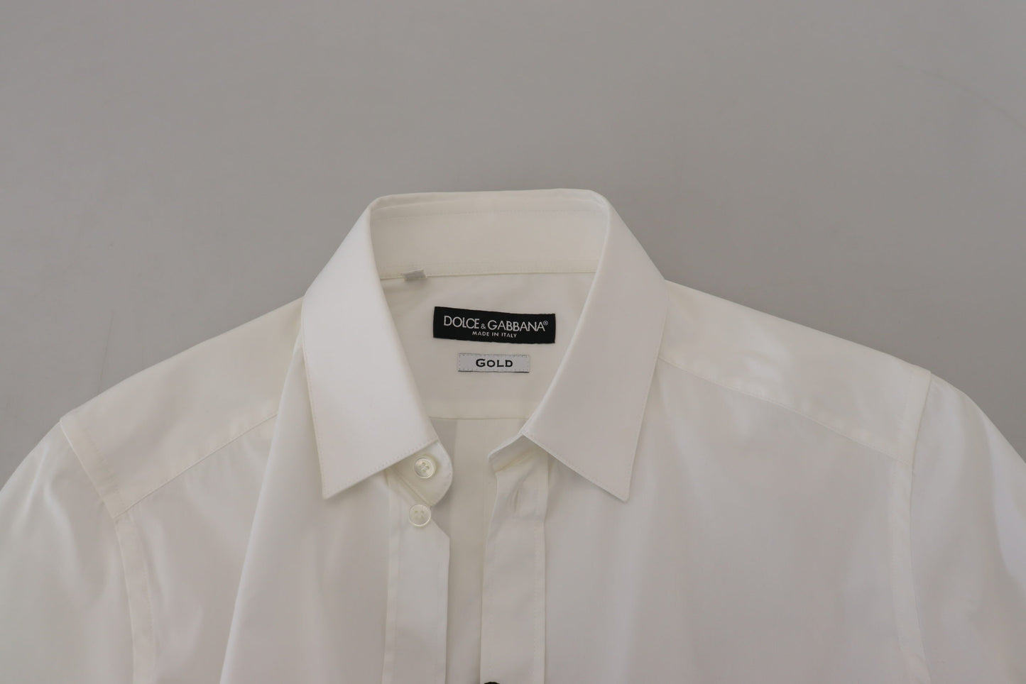 Dolce & Gabbana Blændende Hvid Slim Fit Skjorte