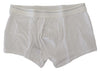 Dolce & Gabbana Elegante Hvide Boxershorts i Bomuldsblanding