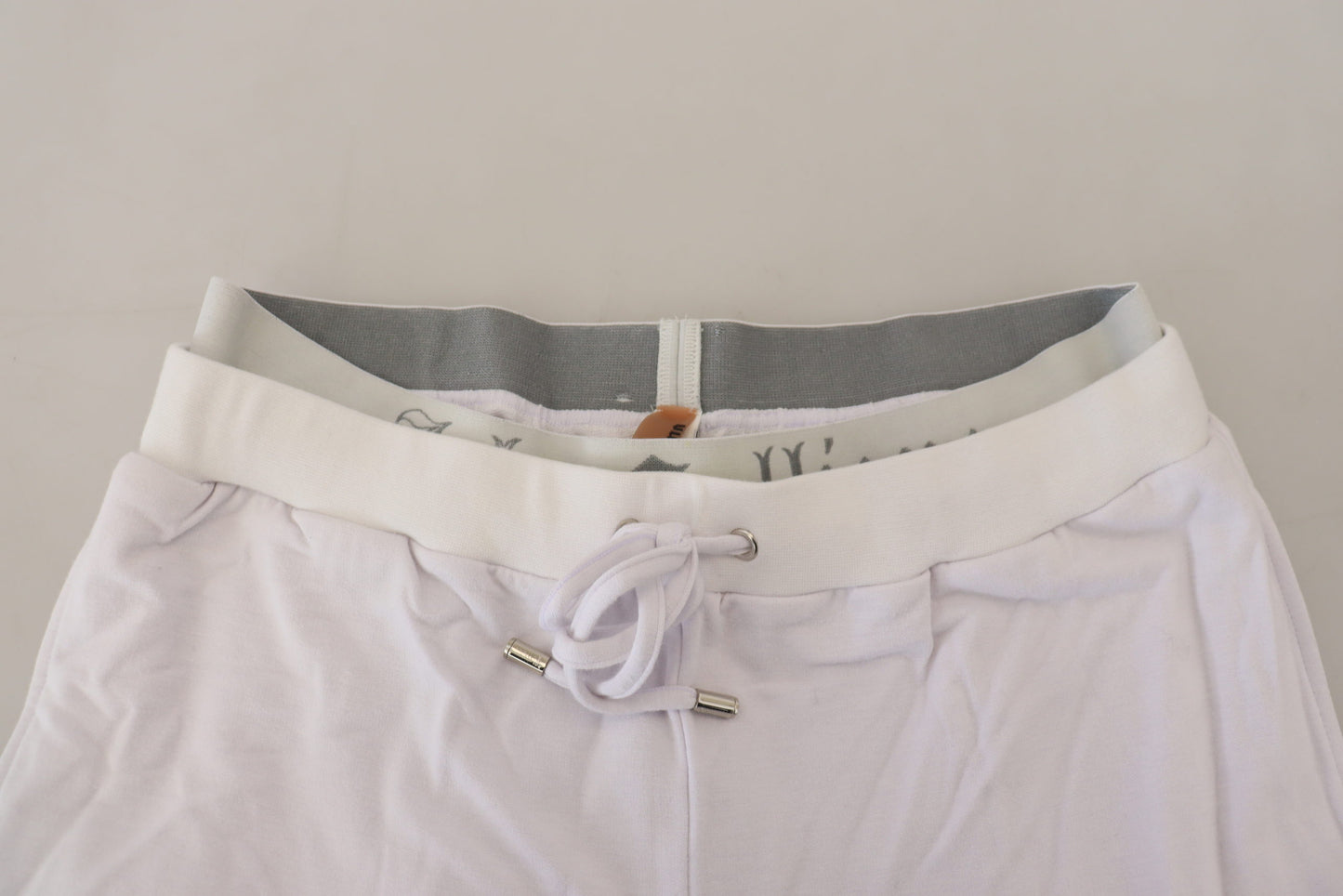 John Galliano Chic Hvide Joggingbukser - Afslappet Elegance