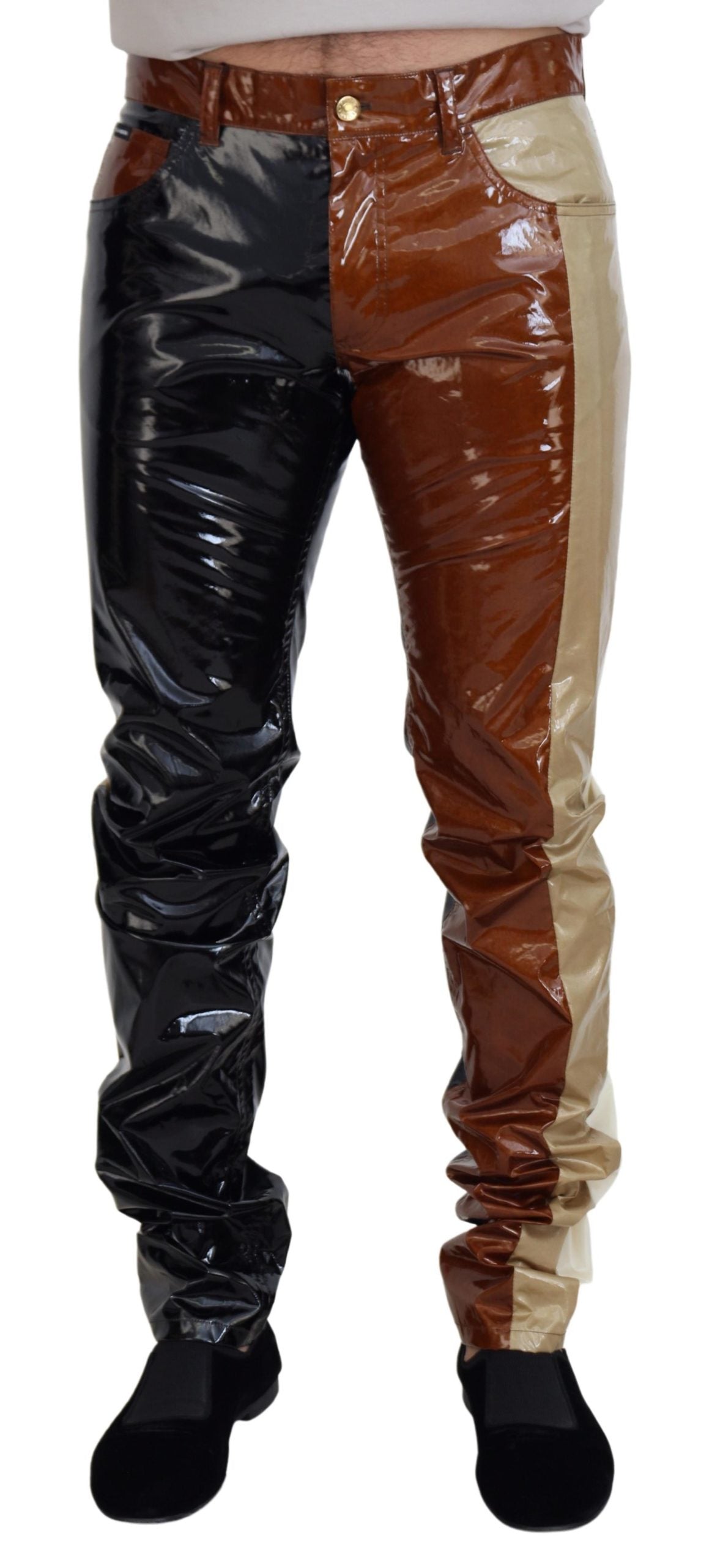 Dolce & Gabbana Elegant Shining Denim Silke Blend Jeans