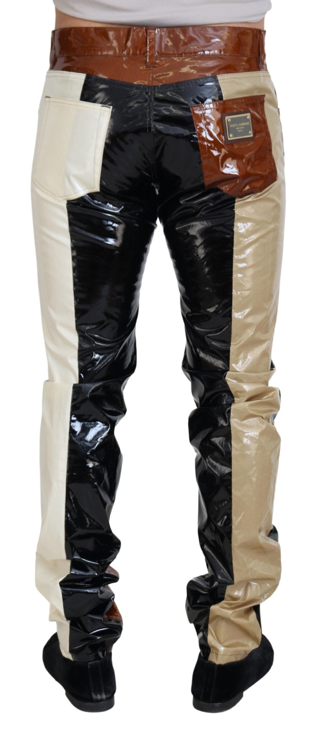 Dolce & Gabbana Elegant Shining Denim Silke Blend Jeans