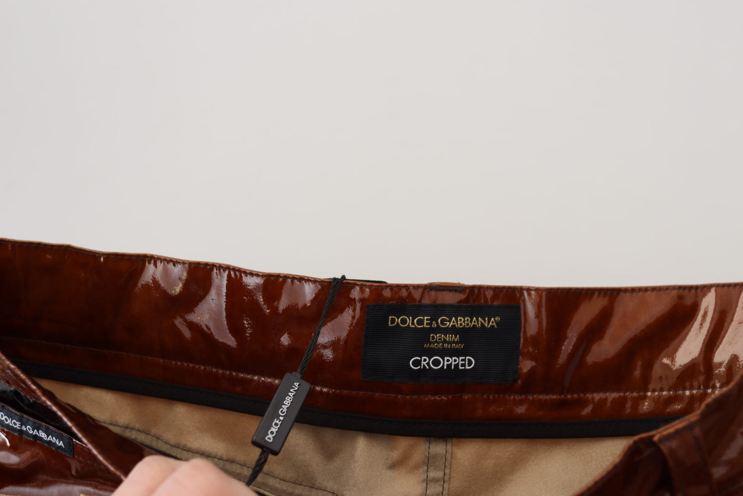 Dolce & Gabbana Elegant Shining Denim Silke Blend Jeans