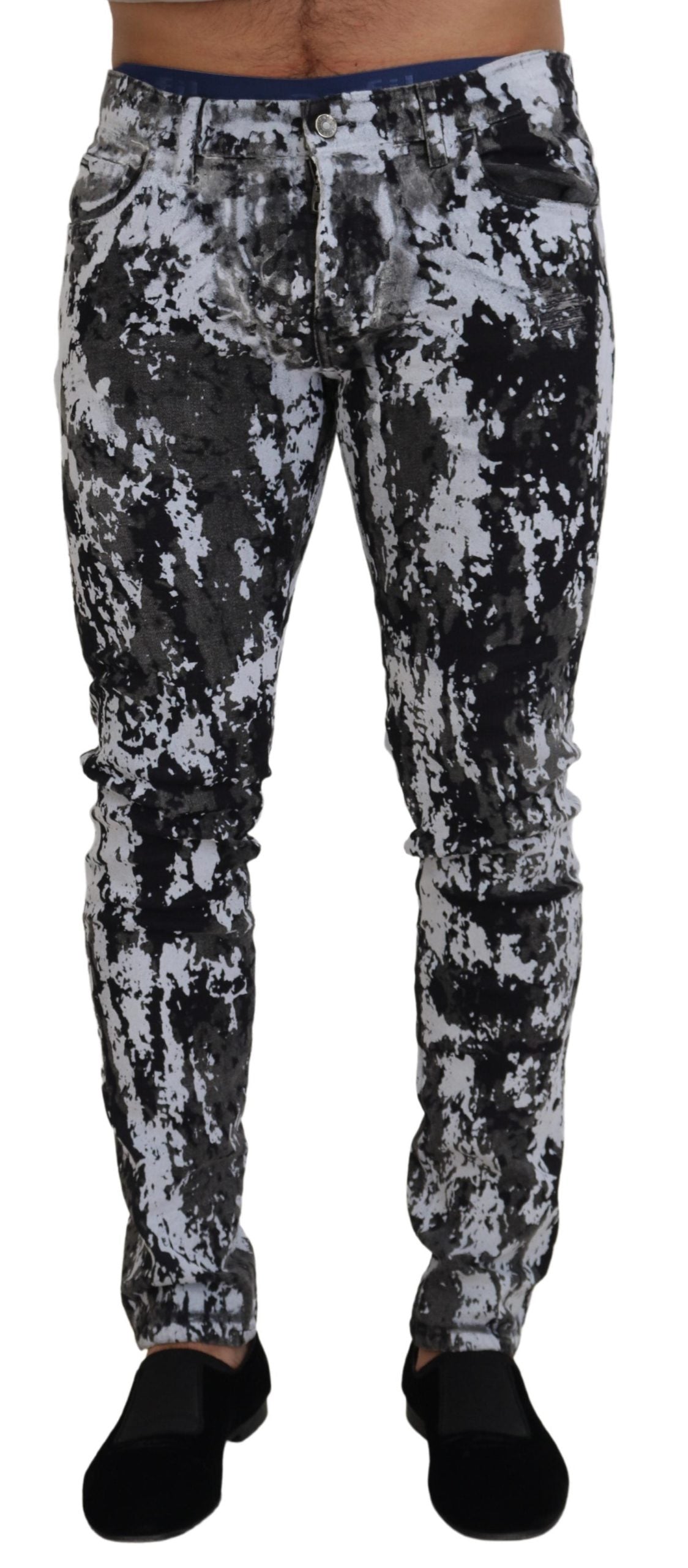 Dolce & Gabbana Flerfarvet Tie Dye Denim Ekstravaganza