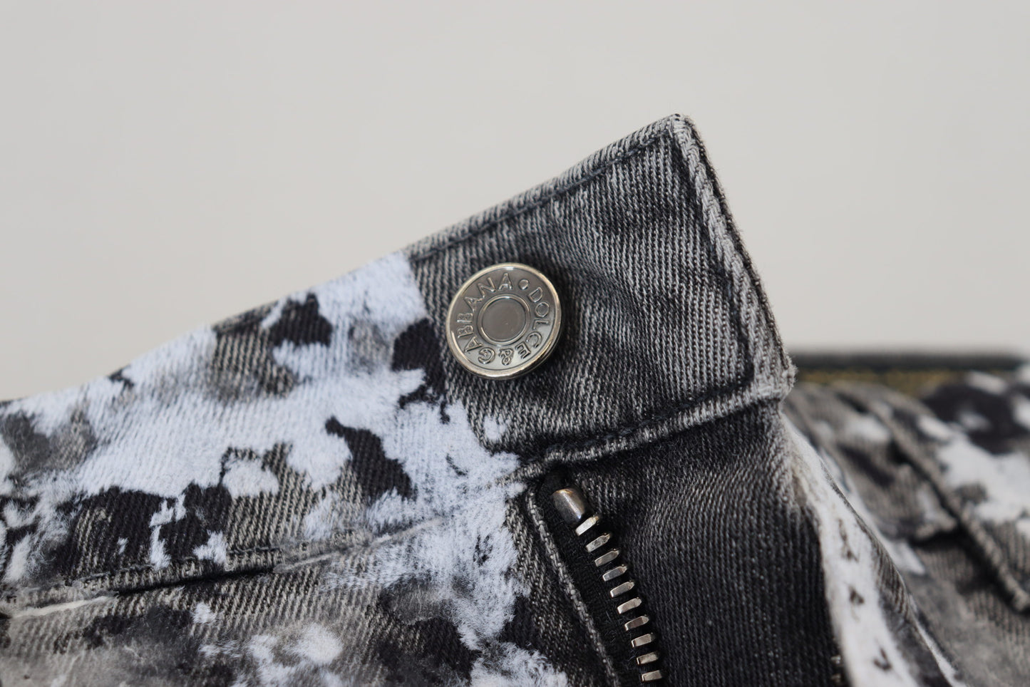 Dolce & Gabbana Flerfarvet Tie Dye Denim Ekstravaganza