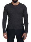 Costume National Sleek Grå Crewneck Pullover