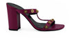Versace Elegant Lilla Kalveskindsandaler