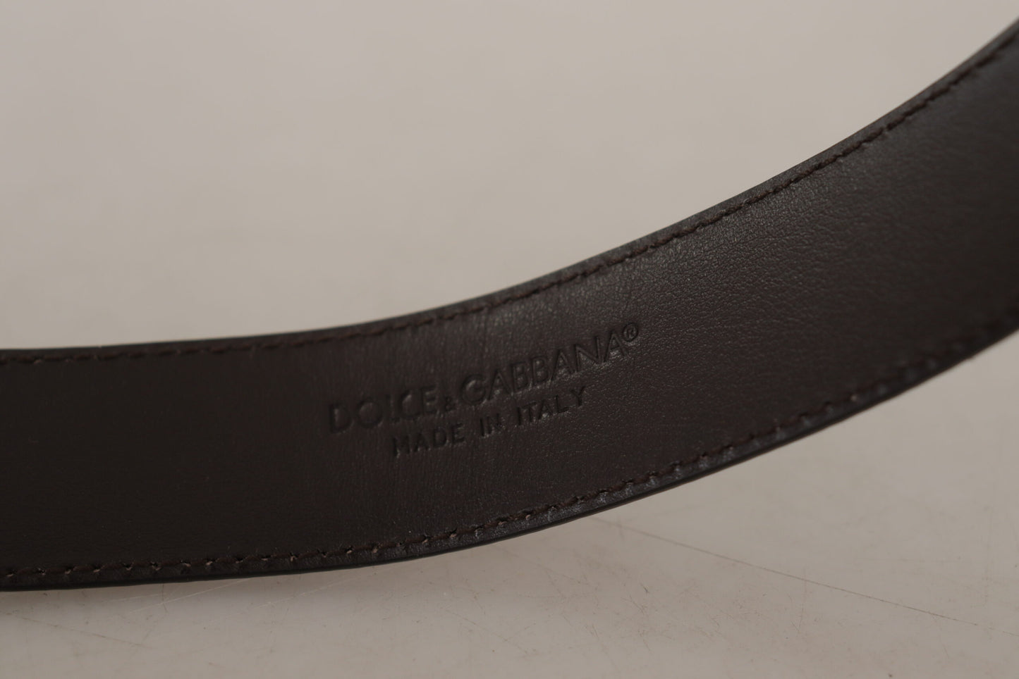 Dolce & Gabbana Elegant Slangeskindslæderbælte