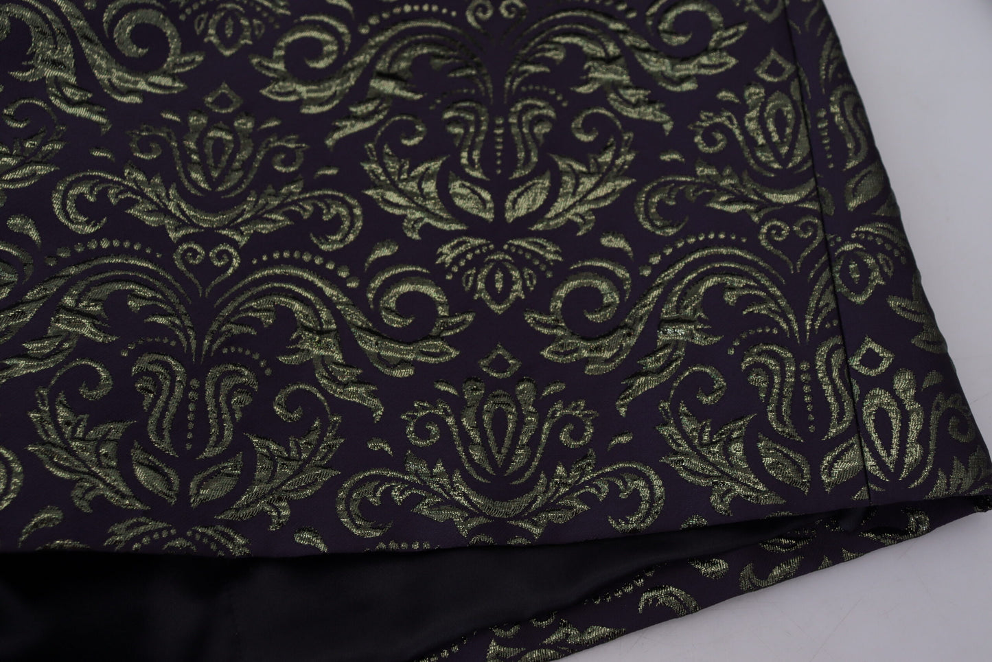 Dolce & Gabbana Guld Jacquard Morgenkåbe Jakke