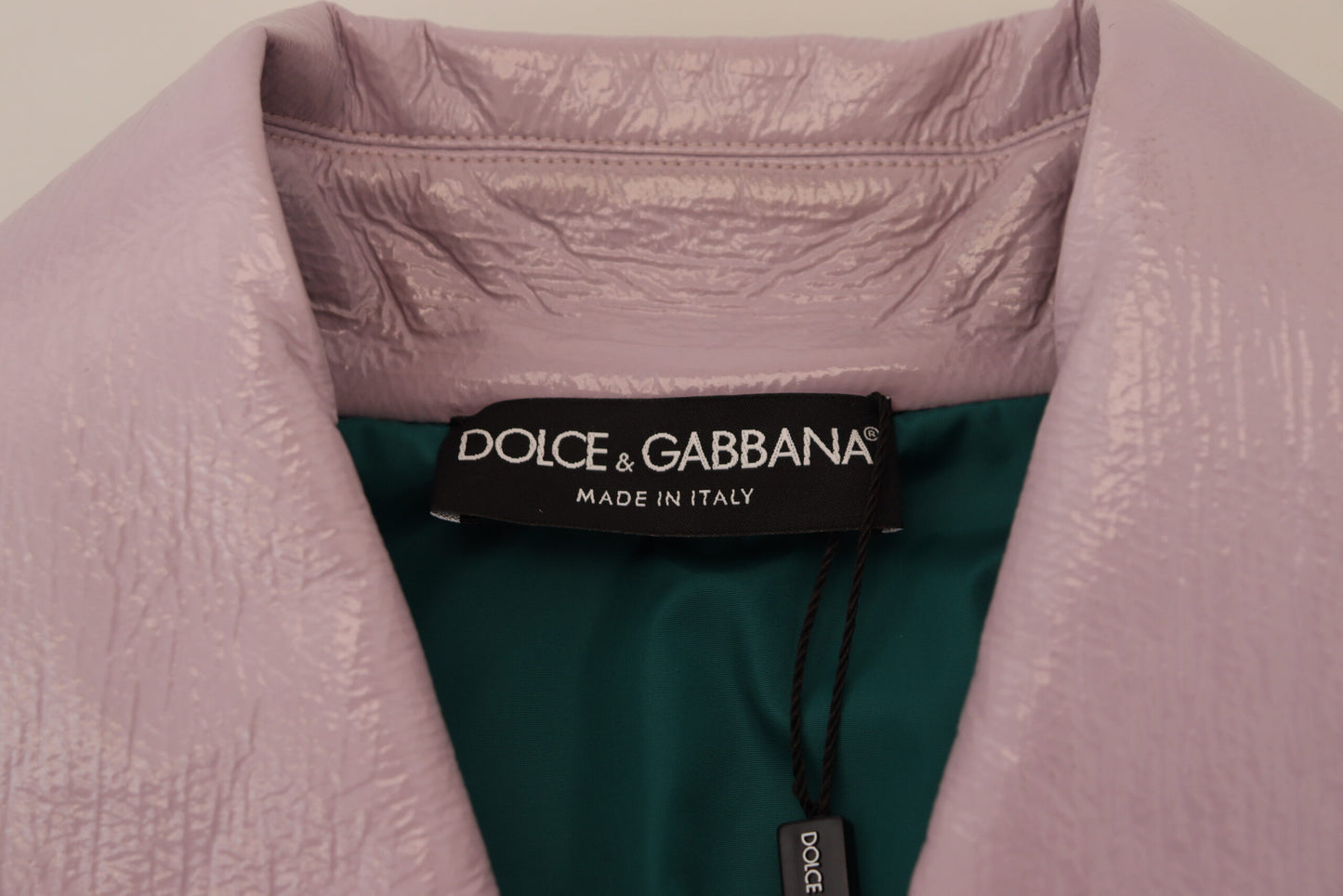 Dolce & Gabbana Chic Lilla Cropped Jakke - Et Stilstatement