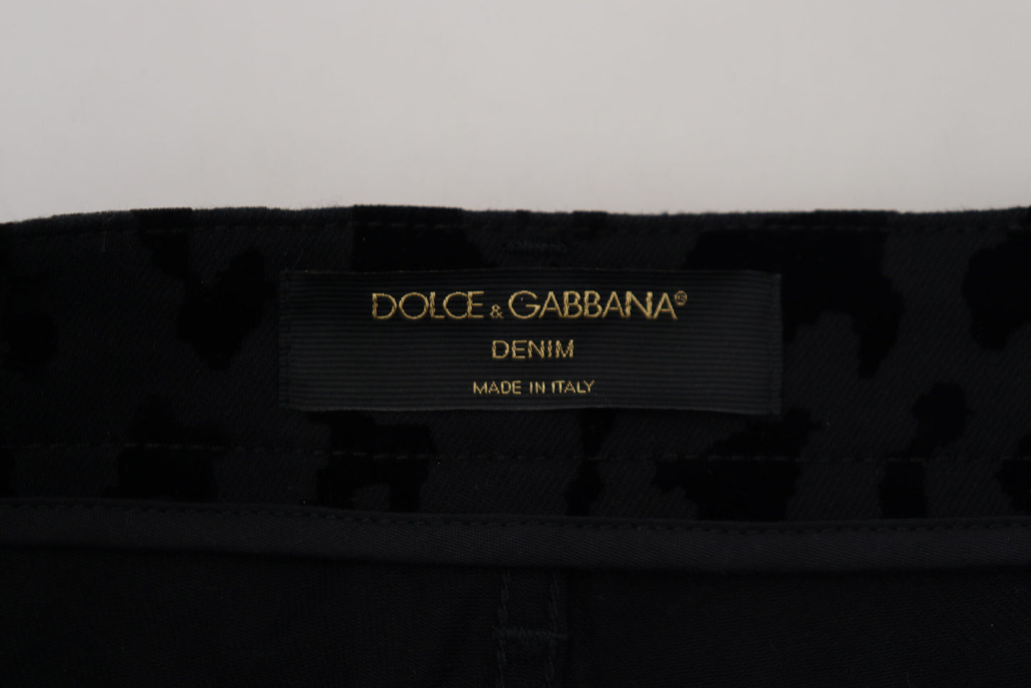 Dolce & Gabbana Elegante Højtaljede Denim Hotpants Shorts