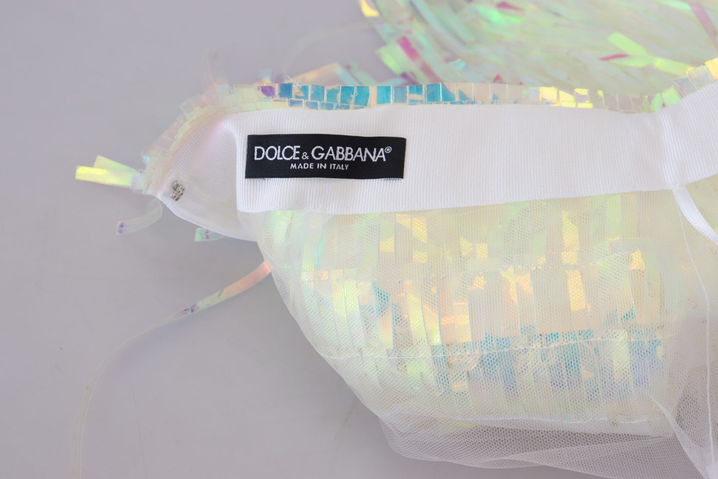 Dolce & Gabbana Iriserende Frynseterdel Mellem Talje
