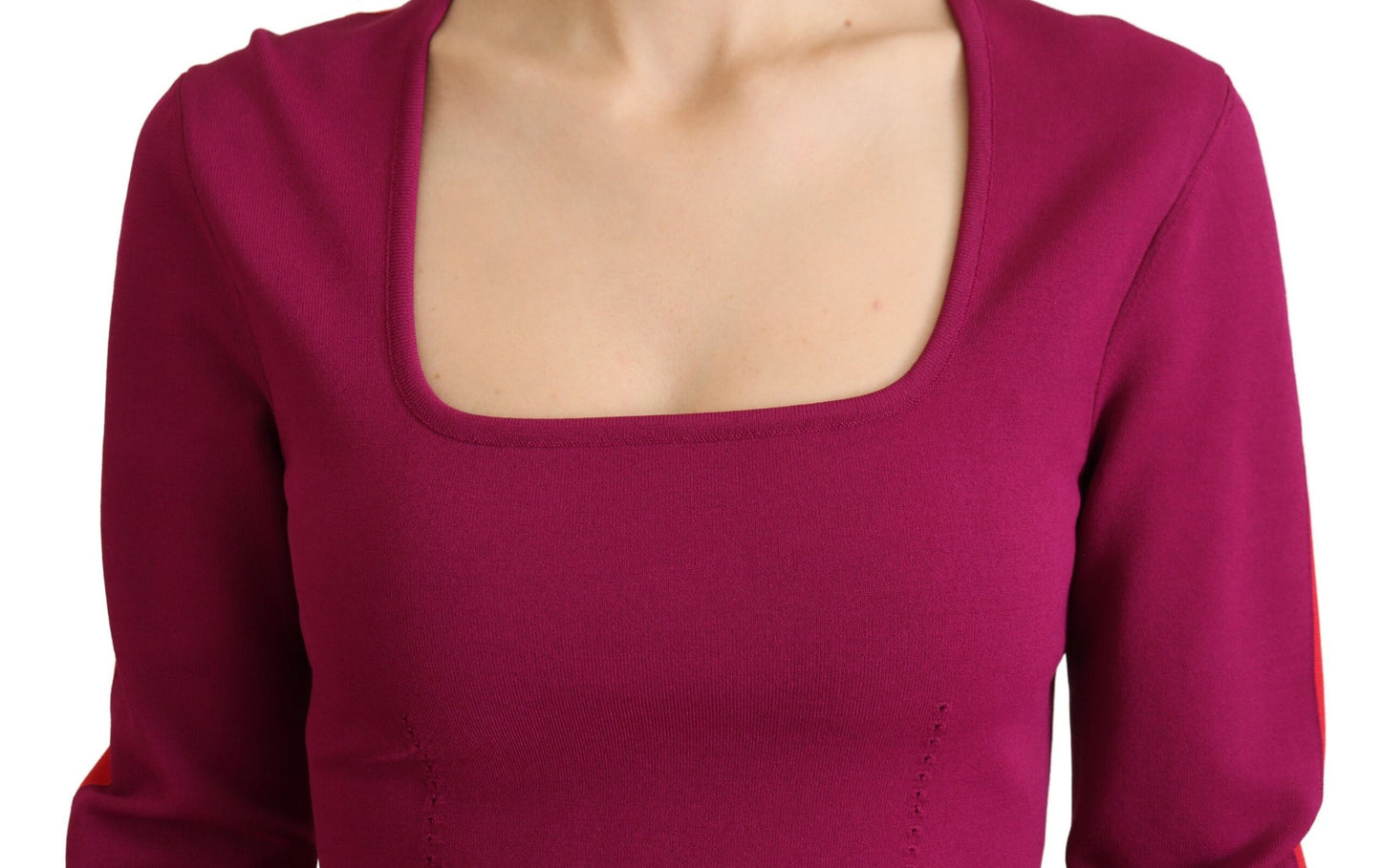 Dolce & Gabbana Flerfarvet Pullover med Firkantet Hals