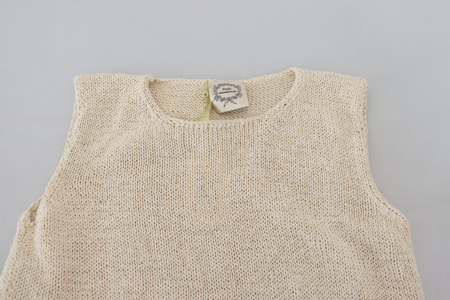 PINK MEMORIES Chic Beige Ærmeløs Tanktop